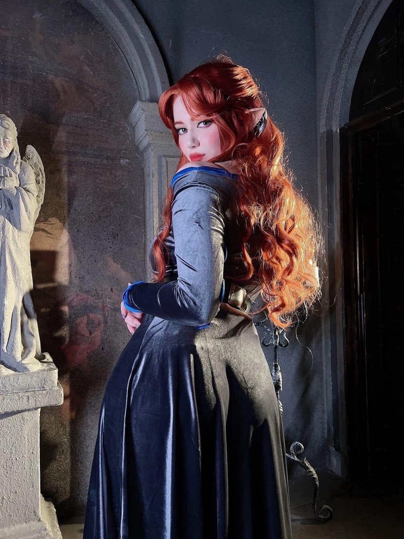 Alina Becker Lenore Cosplay 恶魔城 Castlevania 角色写真【40P-18M】插图8