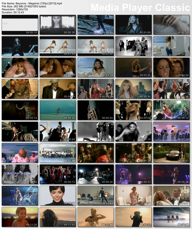Beyonce - Megamix (720p) [2013]