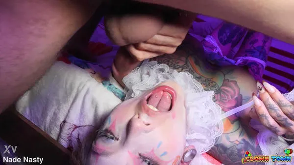 Jesse aka Jethedeath Two Tongue Slut Gets Wrecked By Nade Nasty Clown Town