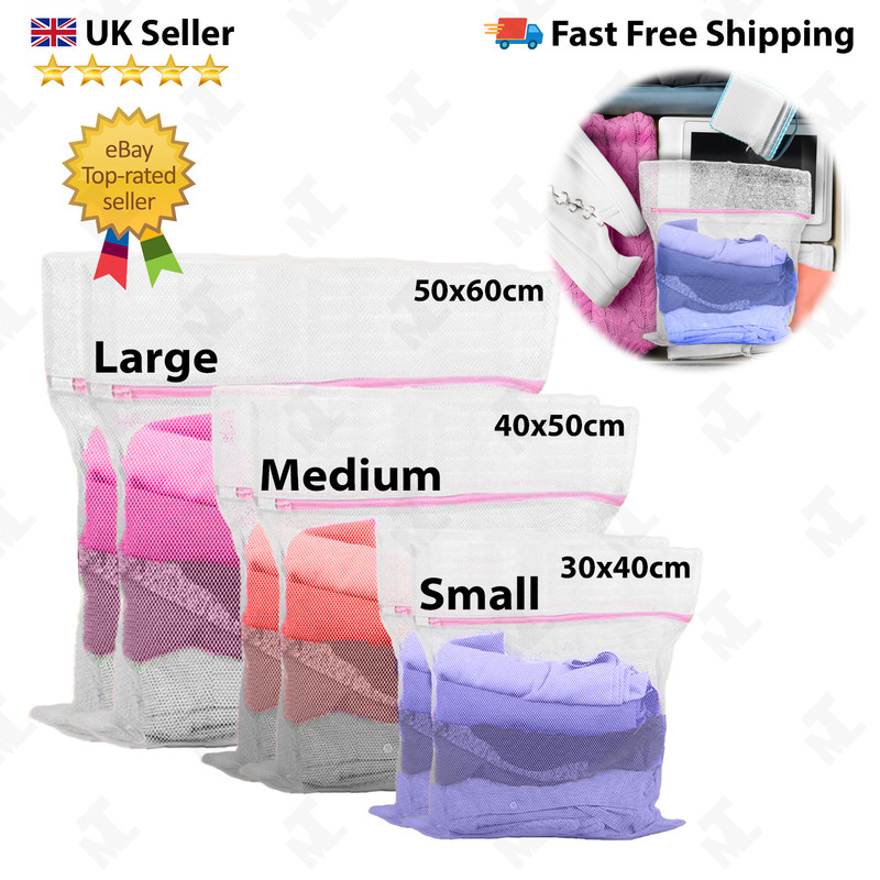 6x Zipped Laundry Bag