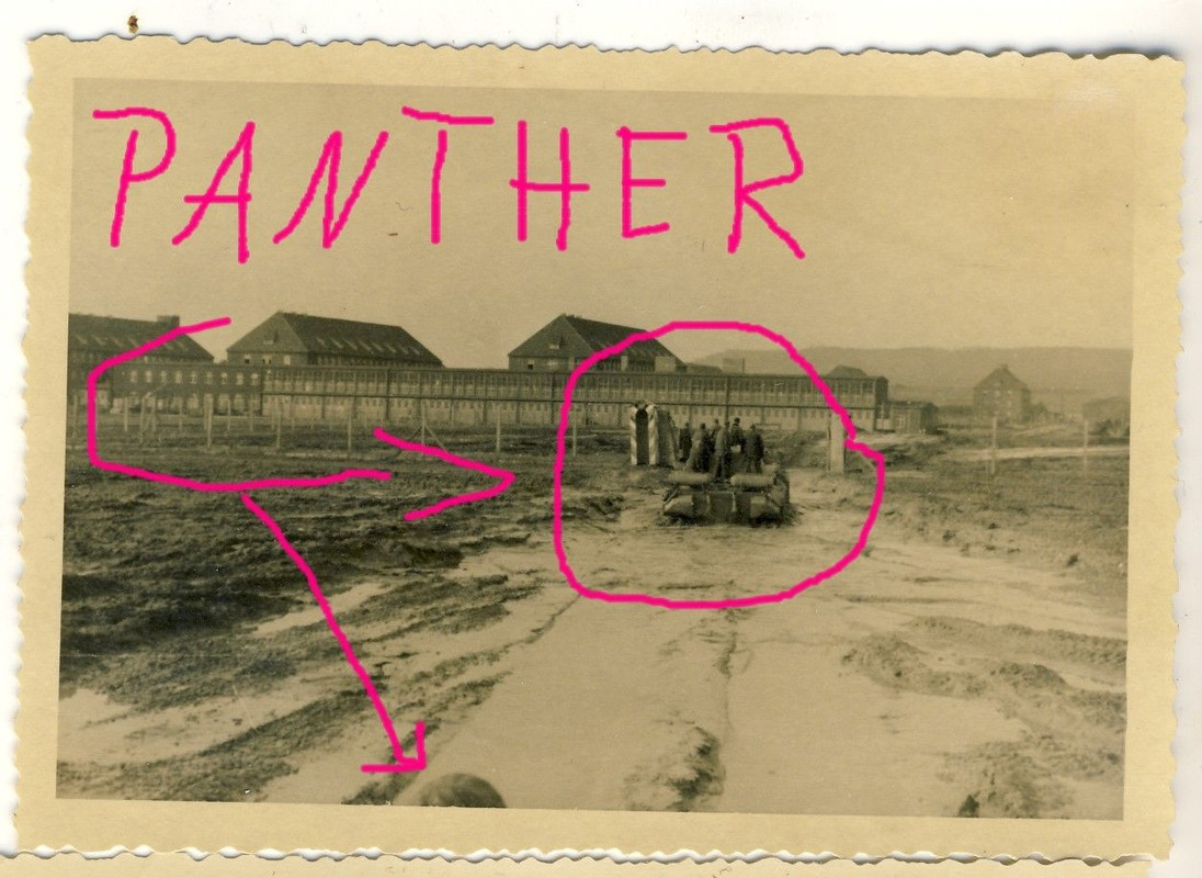 Panther-Panzer vor Kaserne Erlangen Übungsplatz 