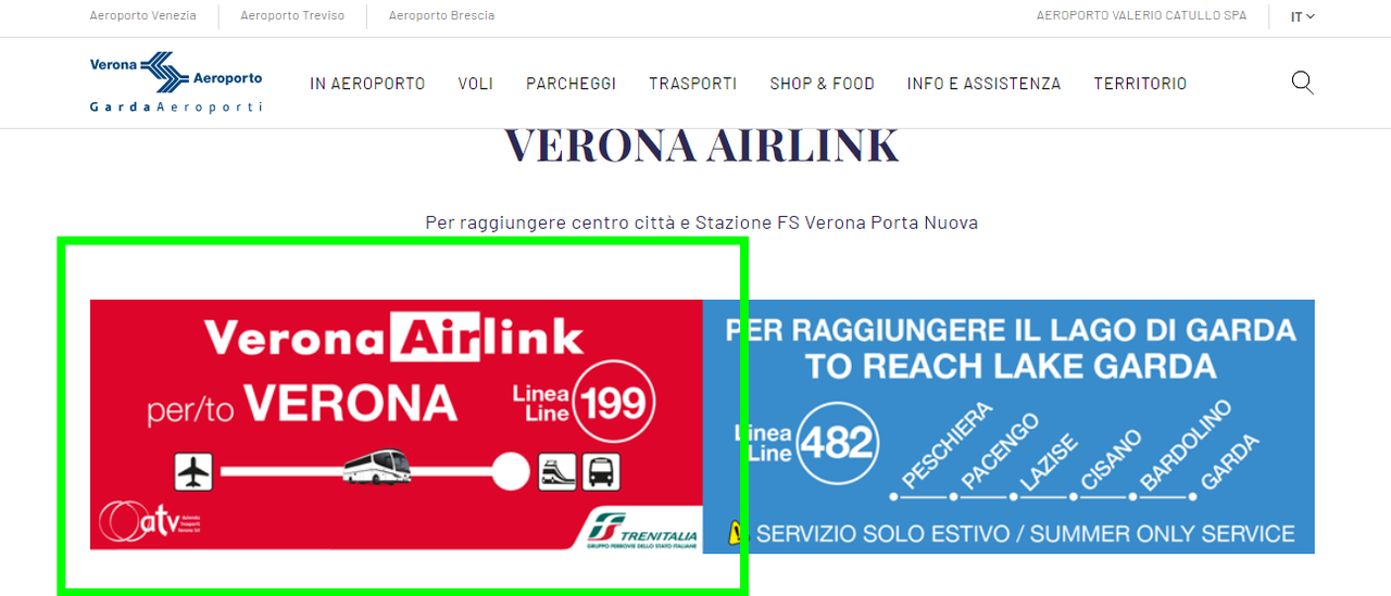 Re: Viajar a Verona: * Orario Verona Airlink Linea 199* (1)