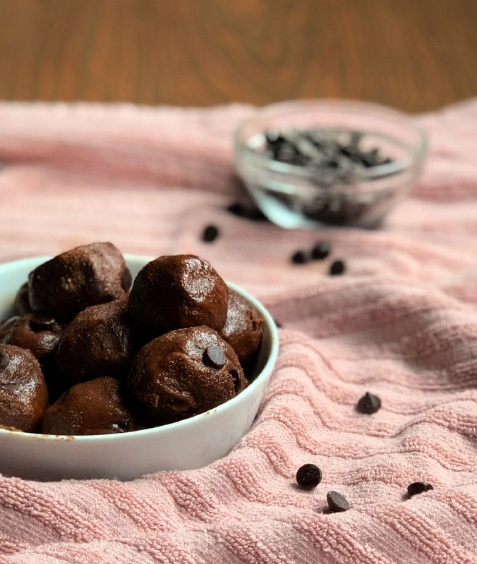 No-Bake Pecan Almond Butter Brownie Bites