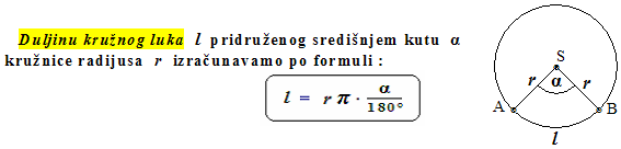 duljina pružnog luka