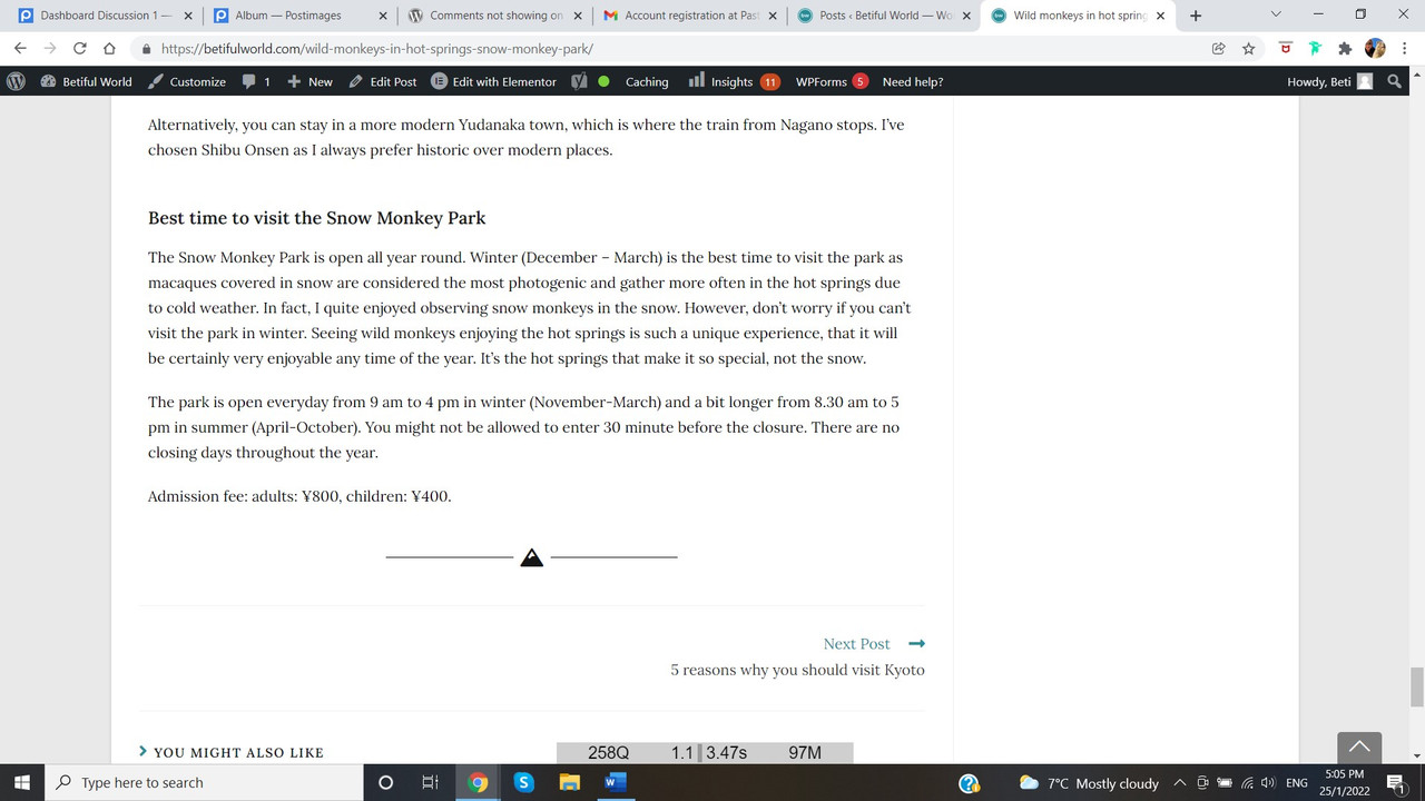 My old blog post - comments box missing
