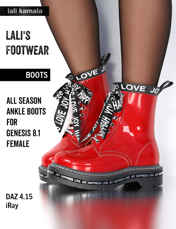 Lali's Boots for Genesis 8 and 8.1 Females