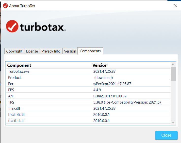 Intuit TurboTax Individual v2021.47.25.87 + Updates