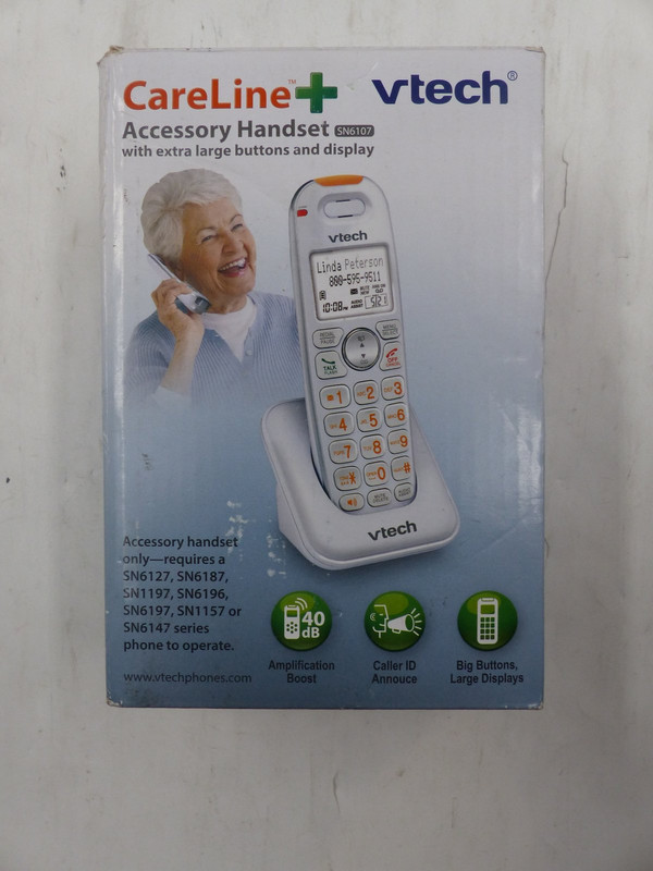 VTECH CARELINE PLUS WIRELESS HANDSET SN6107