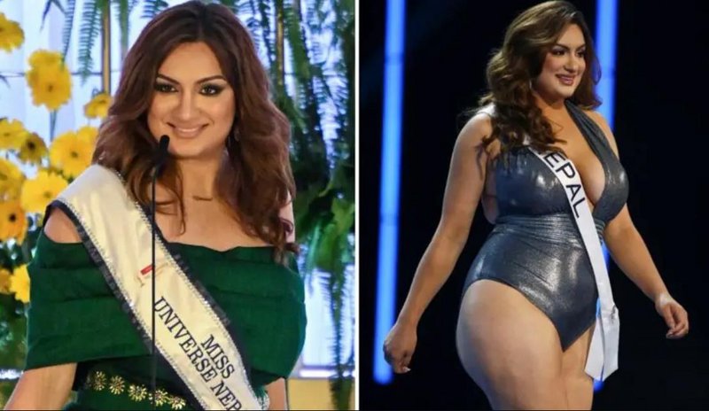 Miss Nepal desafía paradigmas de peso y talla en el Miss Universo 2023 y se destaca como favorita del público Missnepal-desfile