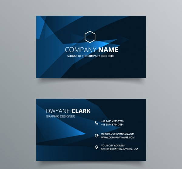 Elegant Logistics Business Card Template, Free - Premium Templates 