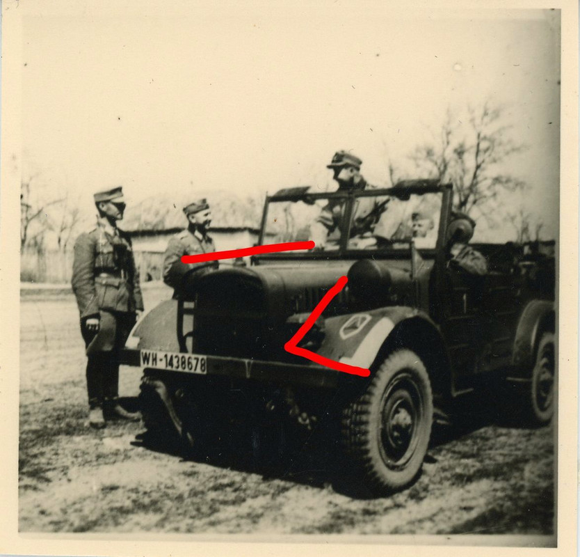 Nebelwerfer Wappen Kennzeichen PKW Kübelwagen Au