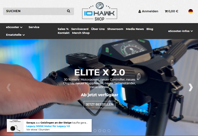 eScooter-Anbieter IOHAWK eScooter-Anbieter IOHAWK