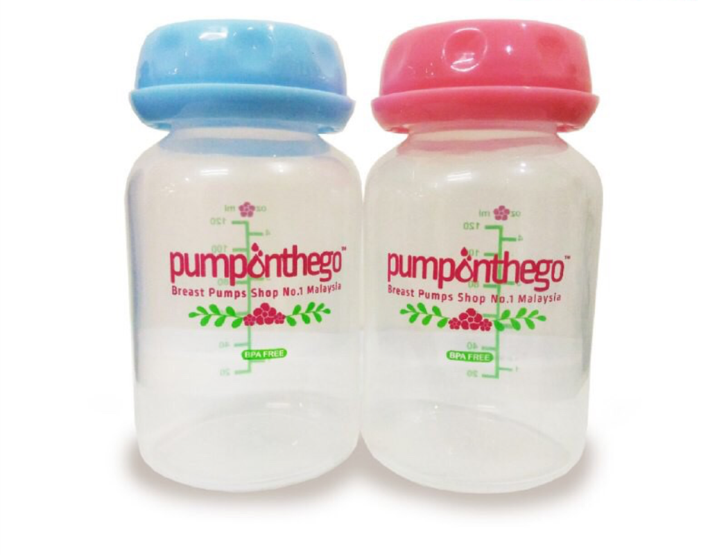POTG Breastmilk Storage Bottle 4oz Standard Neck [Pump On the Go]