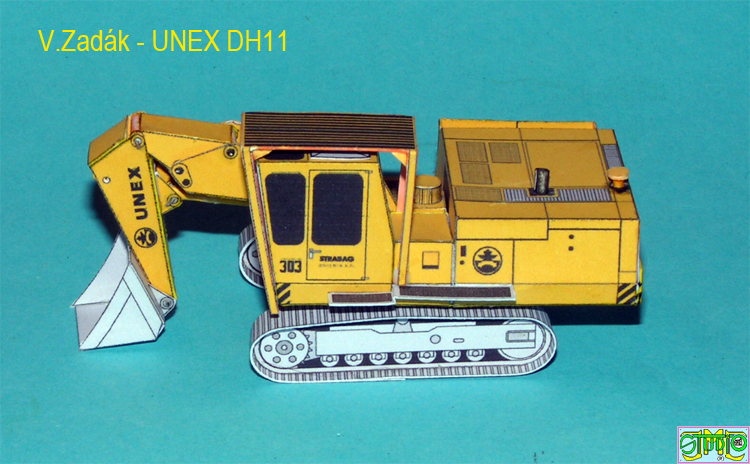 Zadák - bagr Unex DH11 - 2
