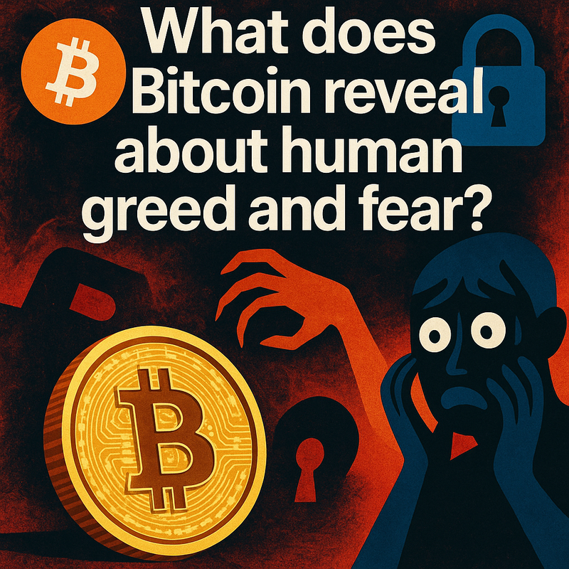What does Bitcoin reveal about human greed and fear?