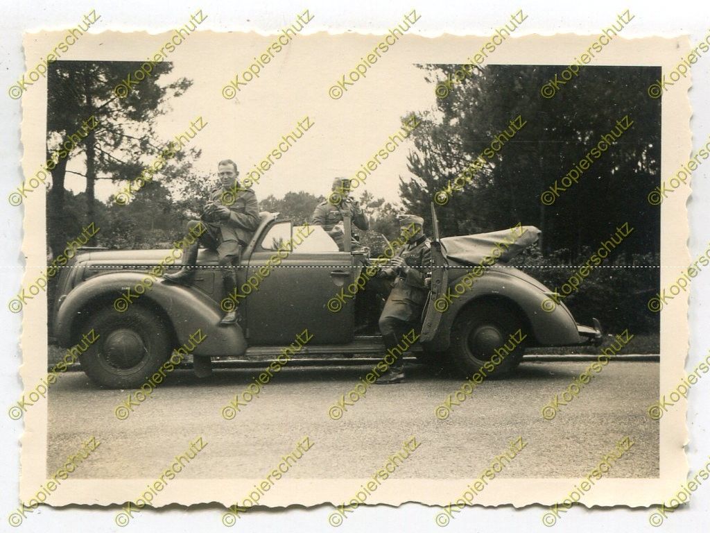 Foto, Wehrmacht, PKW, Opel Admiral viertürige Ka