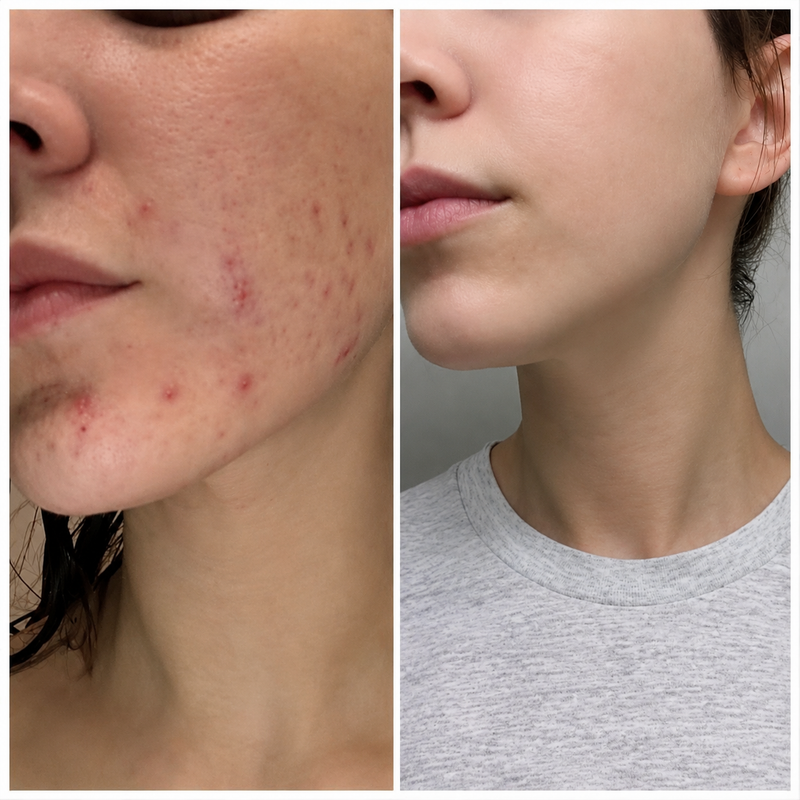 Before and After Acne Results