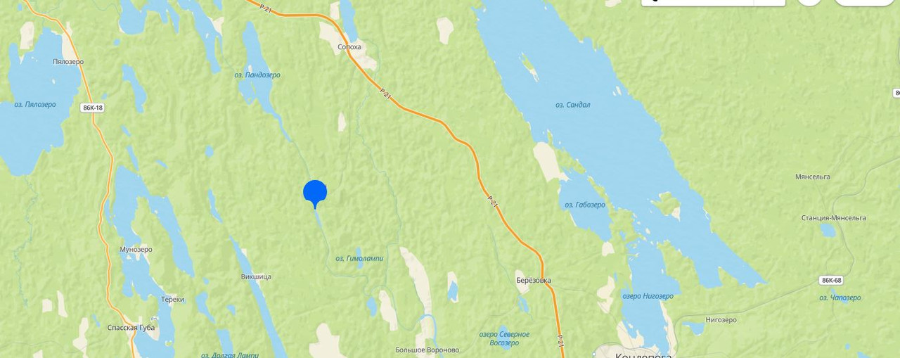 водопад кивач