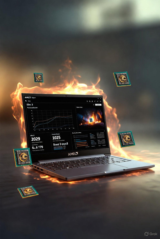 Lenovo IdeaPad Slim 3 Ryzen 7 7735HS: O Notebook que Engana com Cara de Básico, Mas Bate Acima do Peso