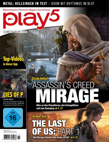 Cover: Play5 Das Playstation Magazin No 11 2022
