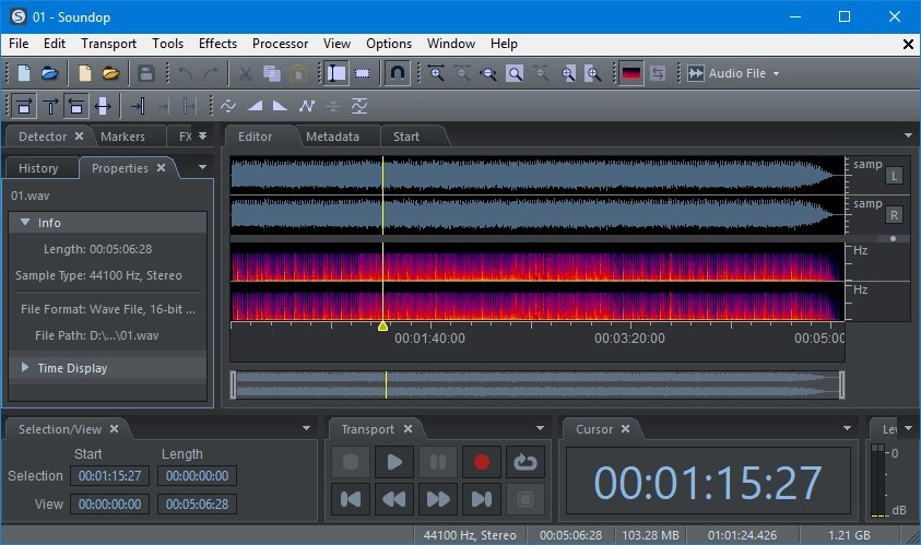 Soundop Audio Editor 1.8.10.0
