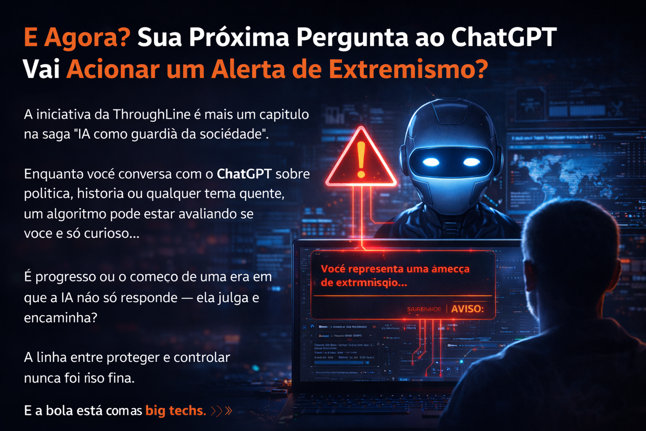 OpenAI e Anthropic Contratam Startup para “Desradicalizar” Usuários do ChatGPT – IA Virando Terapeuta de Extremistas?