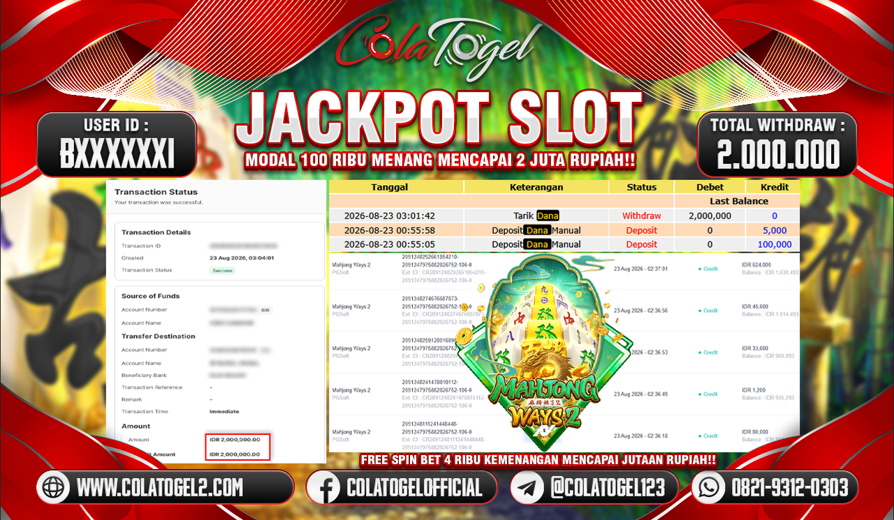 JACKPOT SLOT GACOR!!
