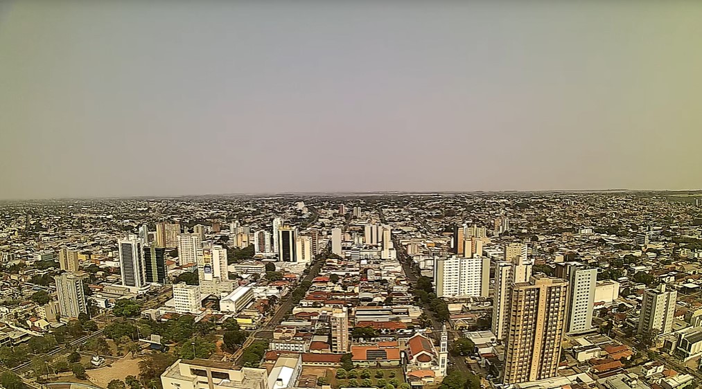 Campo Grande nesta manhã de domingo