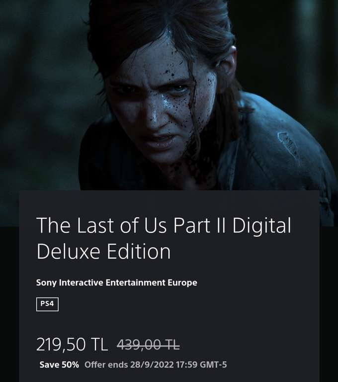 PlayStation The last of us part II Digital deluxe edition 
