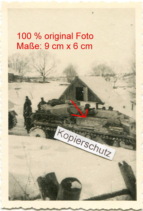 Sturmgeschütz mit Nummer in Rußland