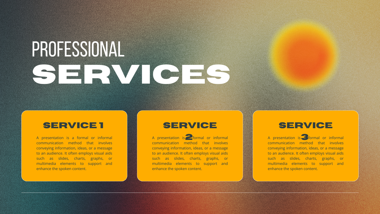 Orange and White Gradient Modern Business Project Presentation