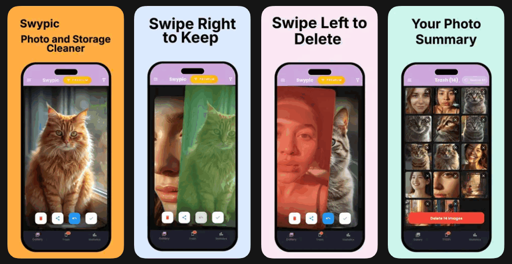 Ứng dụng Swypic dọn dẹp ảnh iPhone nhanh chóng