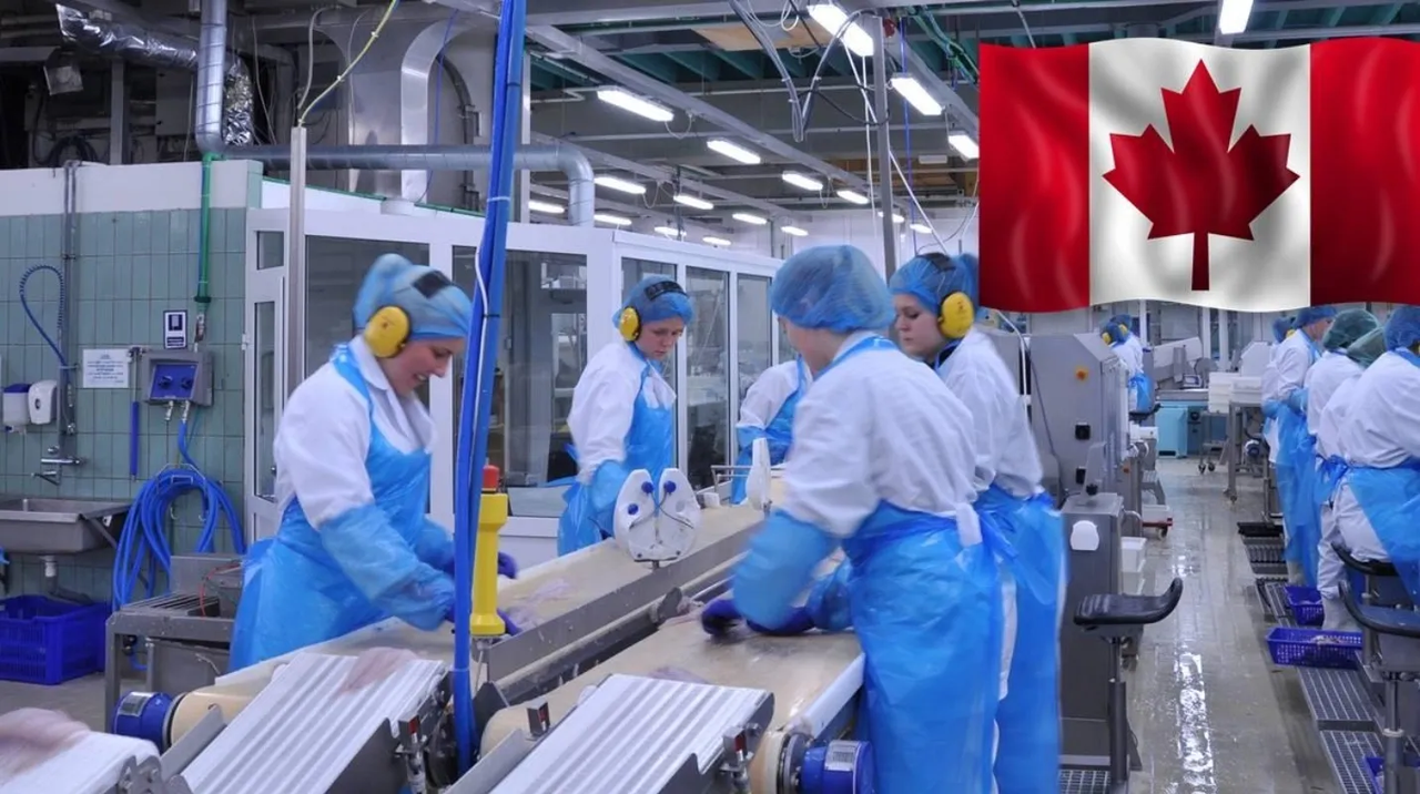 Canadá está contratando a trabajadores de planta de pescados y mariscos
