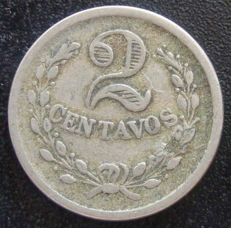 2 Centavos de los leprosarios de Colombia COL-2-Centavos-Peso-1921-Lazareto-rev