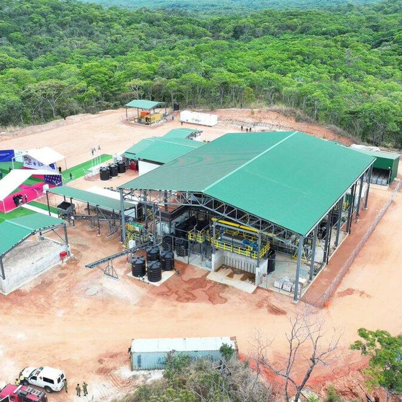 Gemstone-producing region landscape in Tanzania