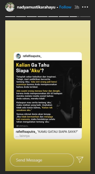 Unggahan Nadya Mustika