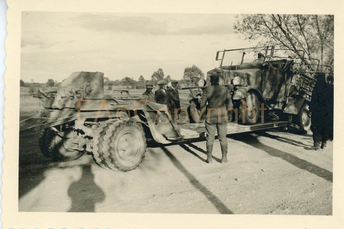 2. Panzerdivision Panzer Tank PKW Anhänger LKW F