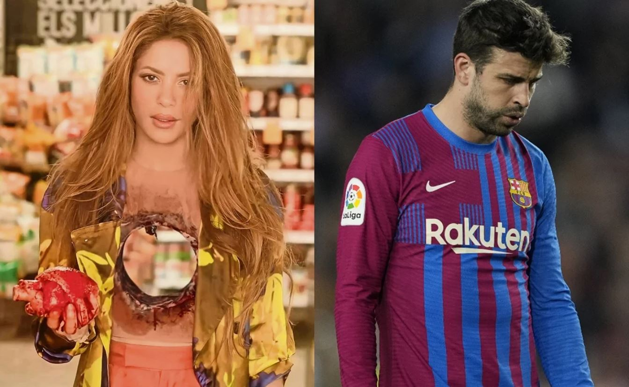¿Piqué se retiró para no usar playera con el nombre de Shakira?