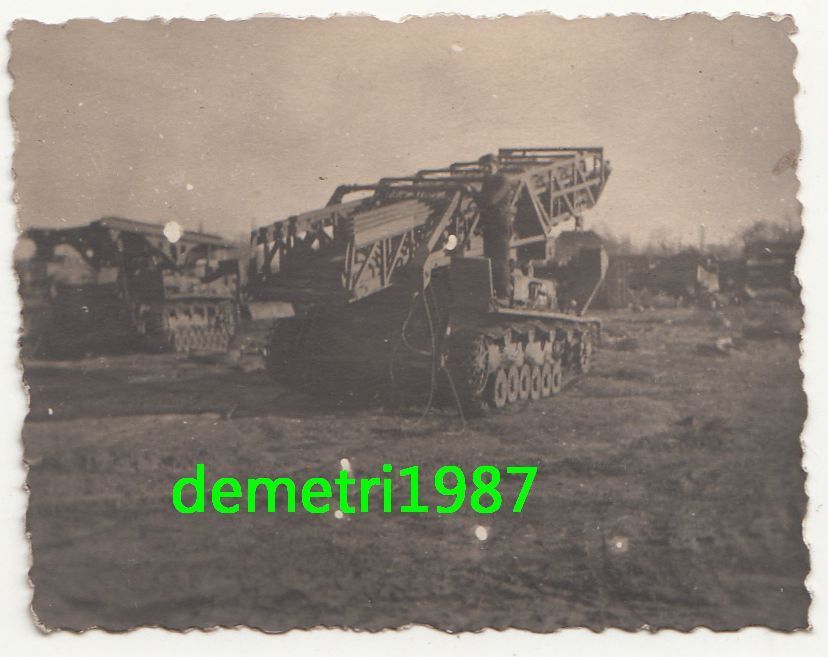 Foto Brückenlegepanzer 2 Wk WWII Technik Ostfron