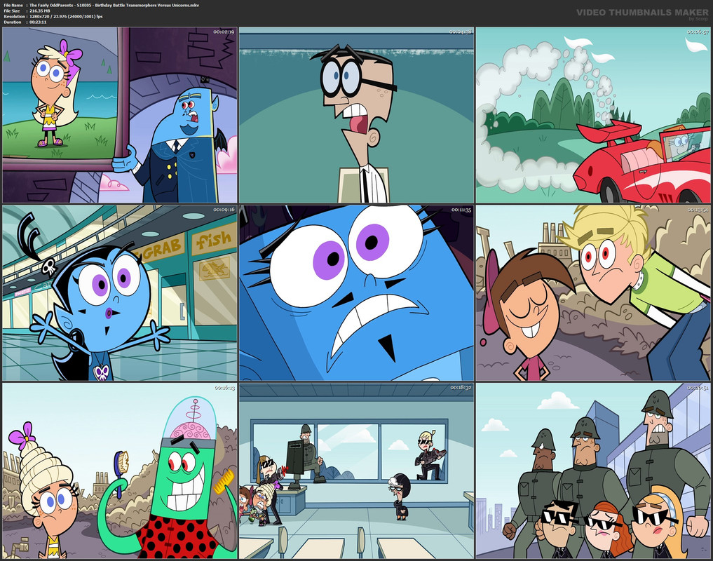 The Fairly OddParents - S10E05 - Birthday Battle Transmorphers Versus Unicorns.mkv