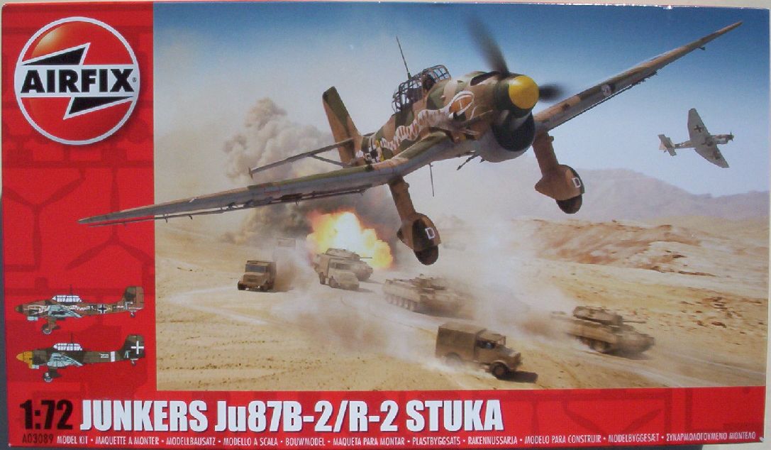 Airfix 72 Junker Ju 87B-2 R-2 Stuka