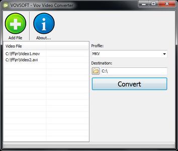 VovSoft Video Converter 1.9