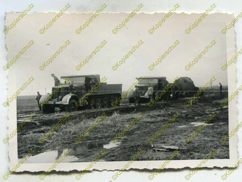Foto, 4.A.R. 84, schwere 24 cm Kanone (t)   Sdkfz vor Leningrad,