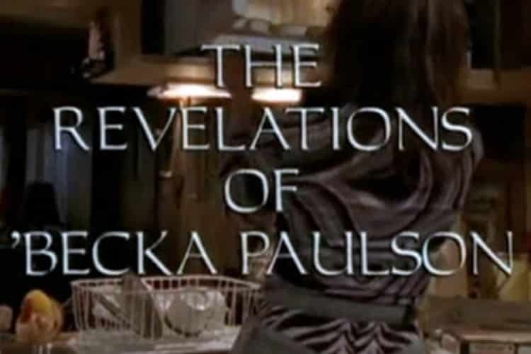 Carton titre révélations de Becka Paulson