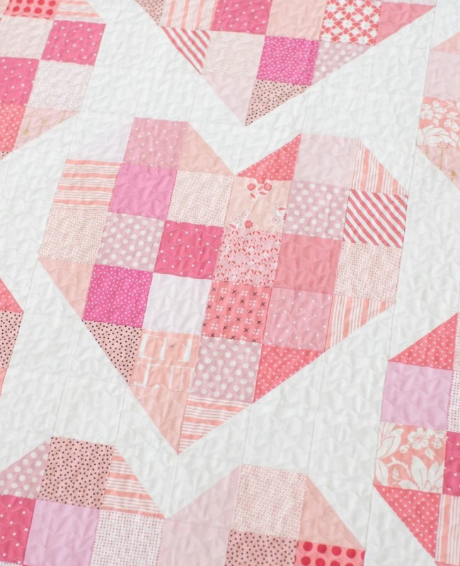 Scrappy Hearts Quilt Pattern by Quilty Love 680666663735 - Quilt in a ...