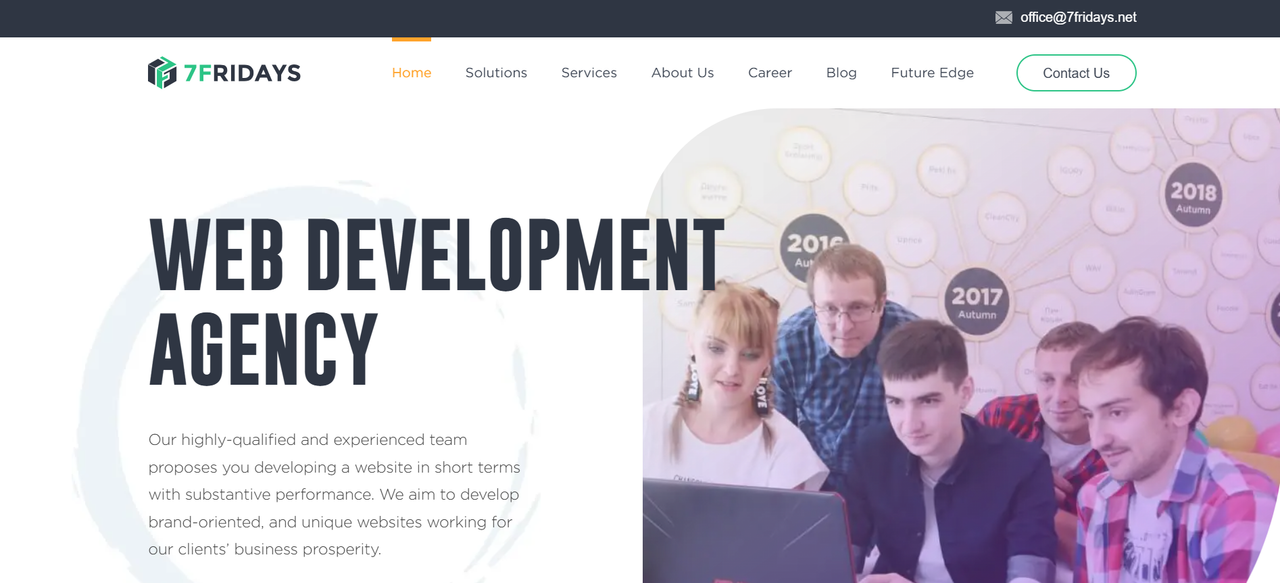 WordPress Development Company 7Fridays INC.