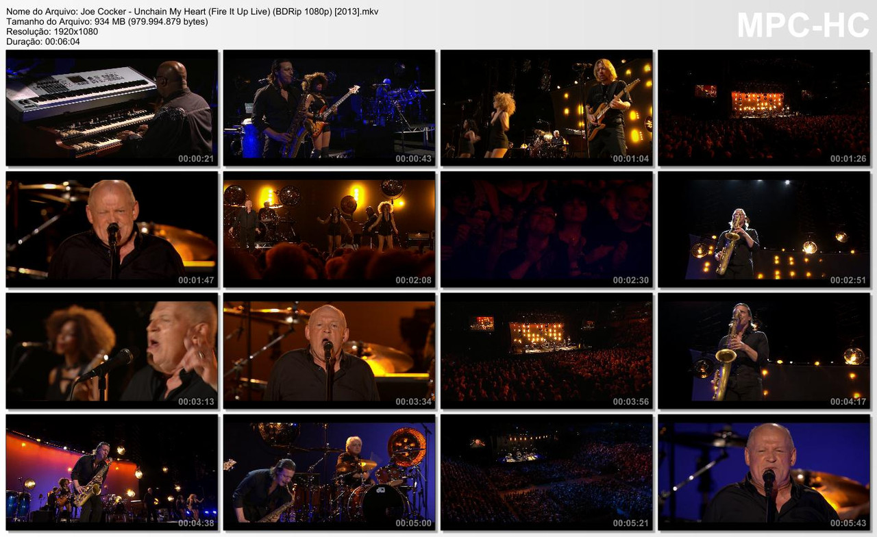 Joe Cocker - Unchain My Heart (Fire It Up Live) (BDRip 1080p) [2013]