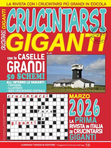 Crucintarsi Giganti N.81 - 6 Marzo 2026