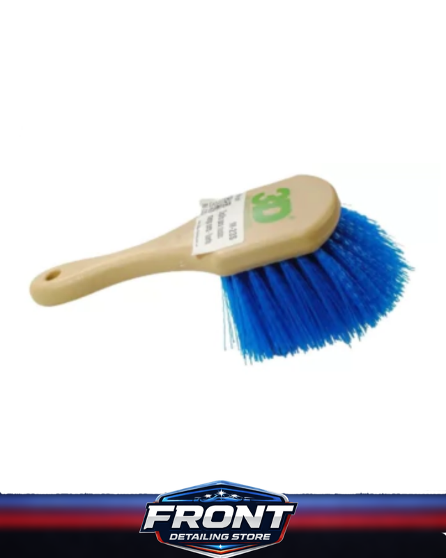 Cepillo Para Pasaruedas Mango Corto Azul 3D