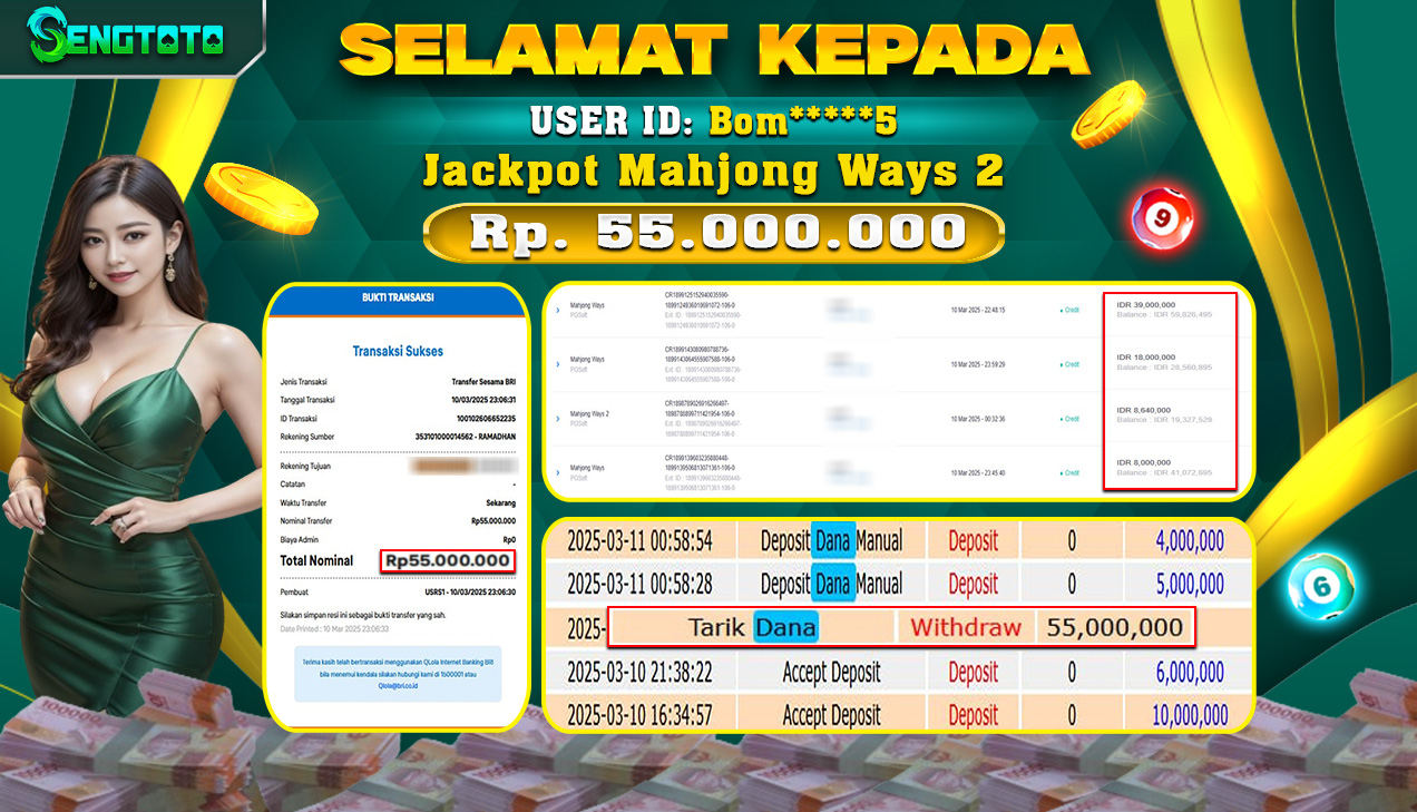 BUKTI PEMBAYARAN SLOT MAHJONG WAYS 2